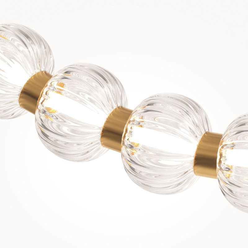 Подвесной светильник 150*9*63,6 см, LED, 36W, 3000К, Maytoni Amulet MOD555CL-L28G3K золотой