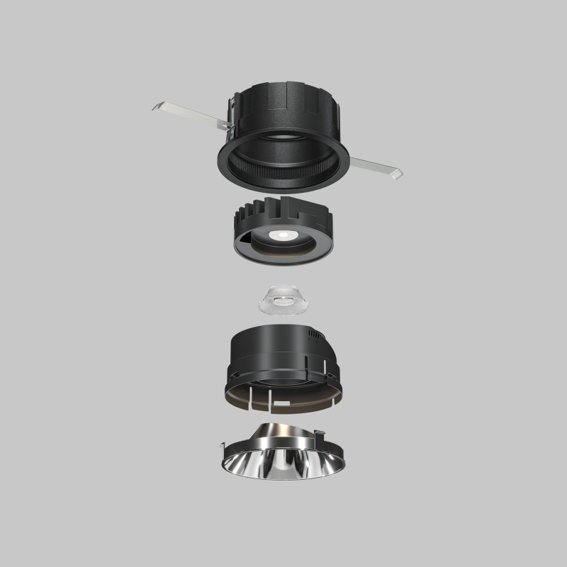 Декоративная рамка-отражатель для серии Wise 7*2,25 см, LED*W Ring057-10-CH Maytoni Downlight, Хром