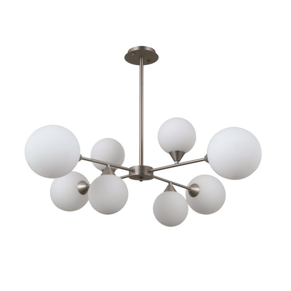 Люстра 88*88*60 см, 8*G9 Gerhort G31206/8SN WT, Сатин