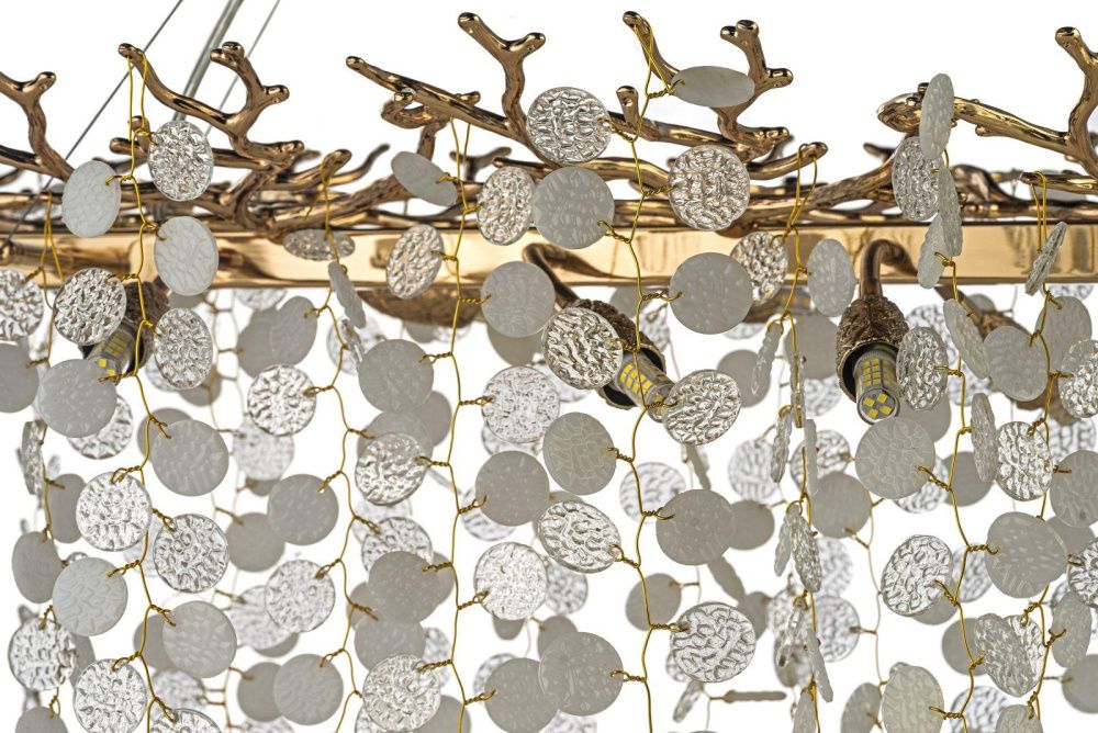 Люстра подвесная ** см, 14*G9*40W, Dio D`arte Tavenna Gold Tavenna H 1.5.120x40.103 G, золотой