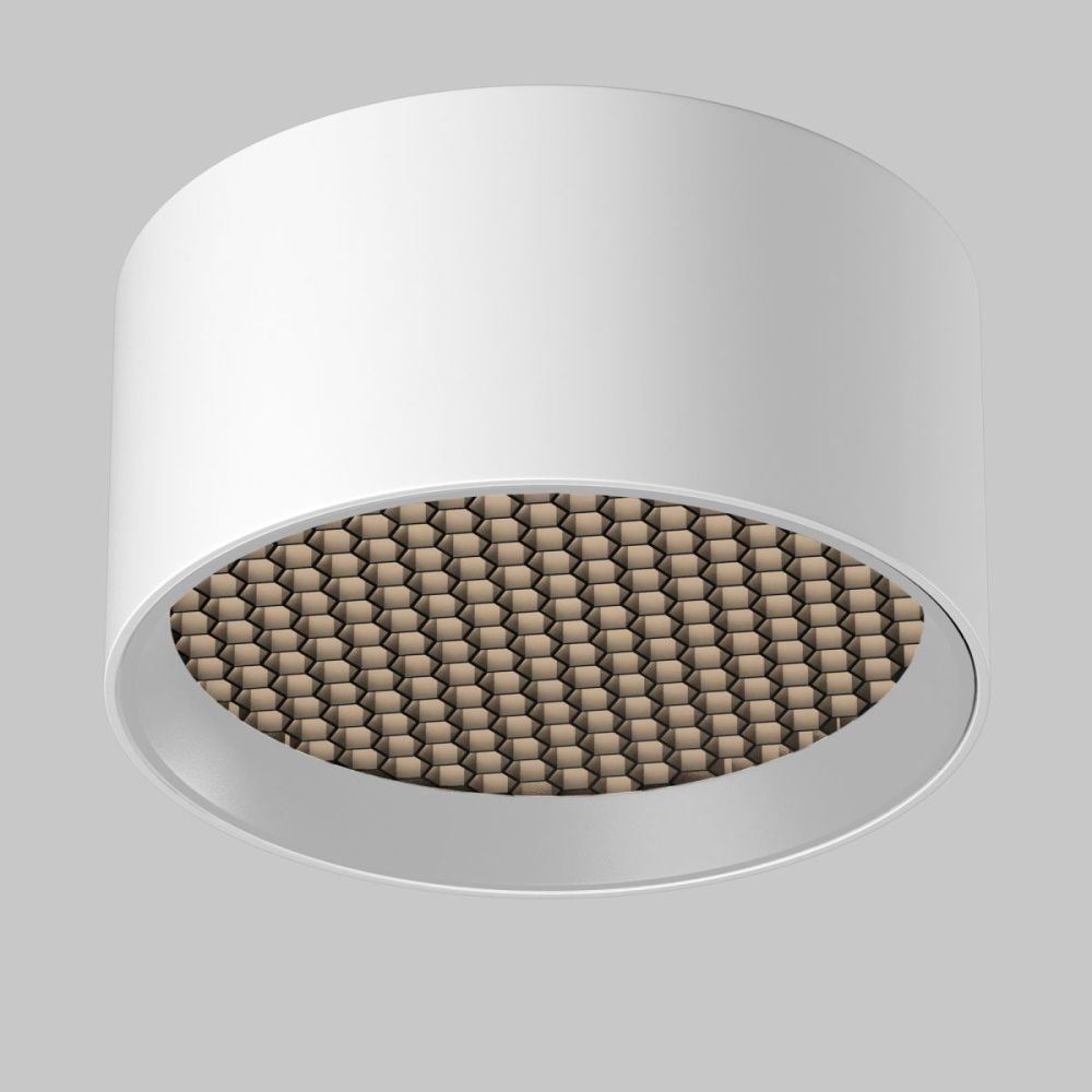 Накладной светильник 8 см, 7W, 4000K, Maytoni Glare C122CL-L7-4K-W, белый