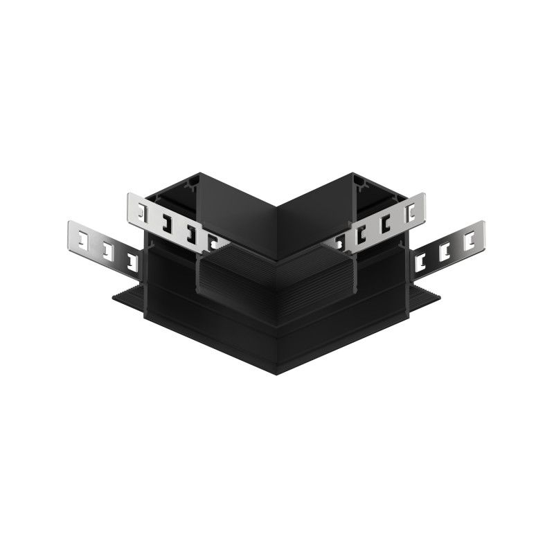 Соединитель для шинопровода 8,5*8,5*4,6 см, Denkirs SMART 48V HIDE | СМАРТ 48V ХАЙД TR8545-BK, черный