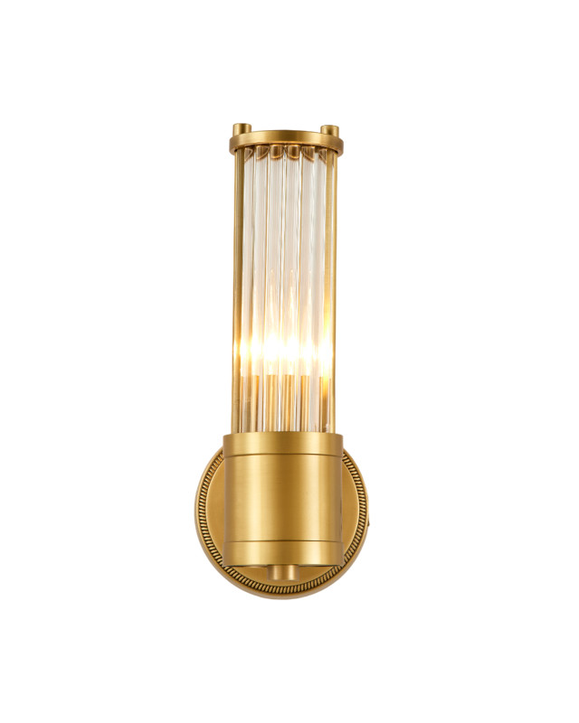 Бра 16*11,5*30 см, 1*E14, 40W, Moderli Brass V11020-1W латунный