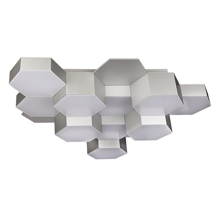 Светодиодный потолочный светильник Lightstar Favo 750122, LED 60W, 3000K, серебро