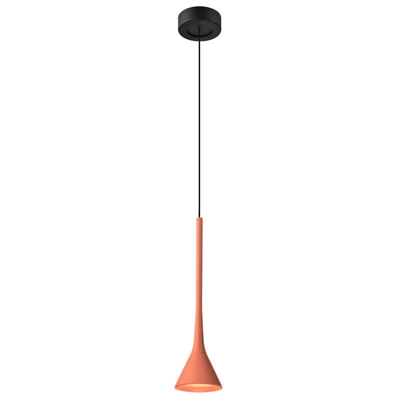 Подвесной светильник 12*150 см, LED, 6W, 4000К, Favourite Klokken 4409-1P черный