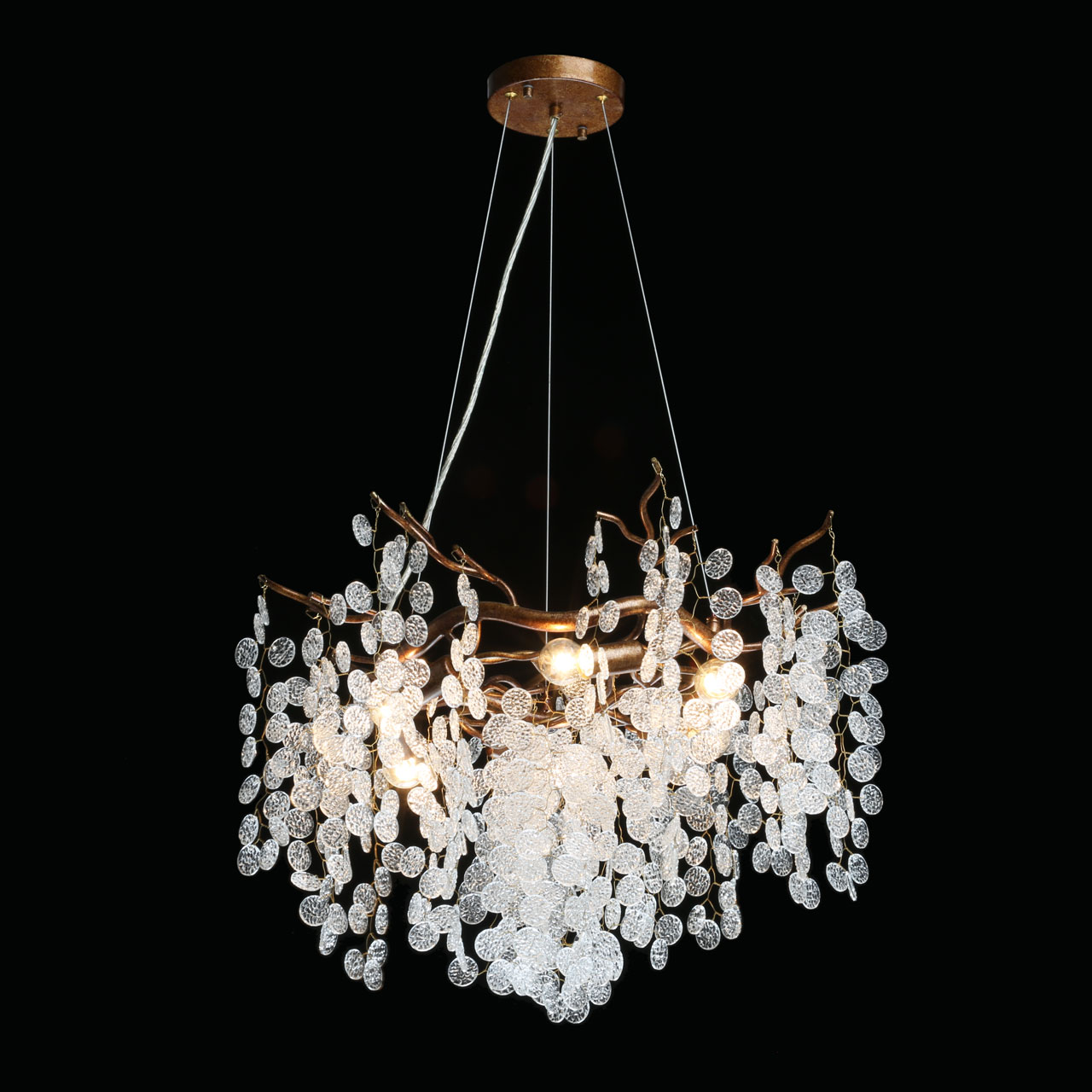 Люстра 60*150 см, 6*E14 античное золото MW-Light Лайма 467010706