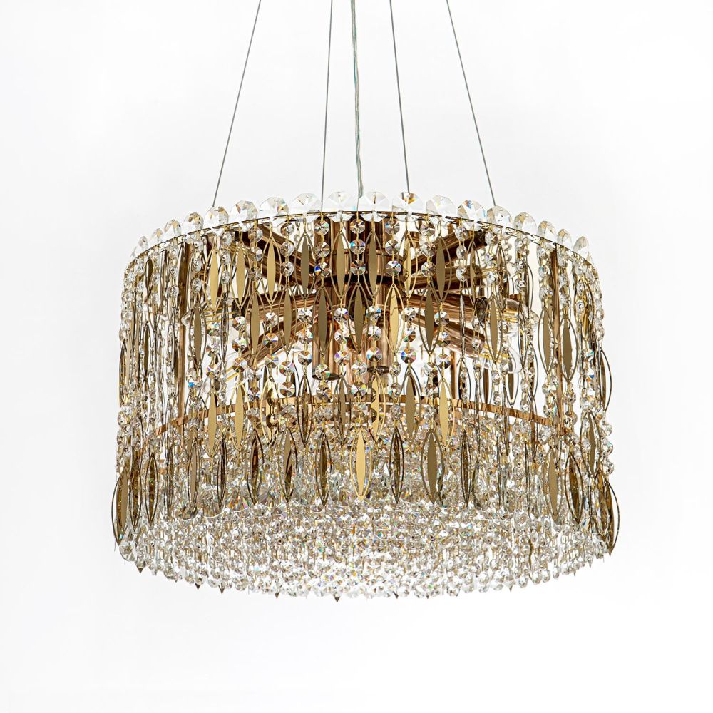 Подвесная люстра 50*50*125 см, Е14 9x40W, Золото MODELUX ML.315.9 GD