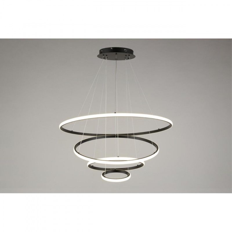 Каскадная люстра 80*60-150 см 100W, 4000K, Aployt JANINA APL.018.03.100, черный