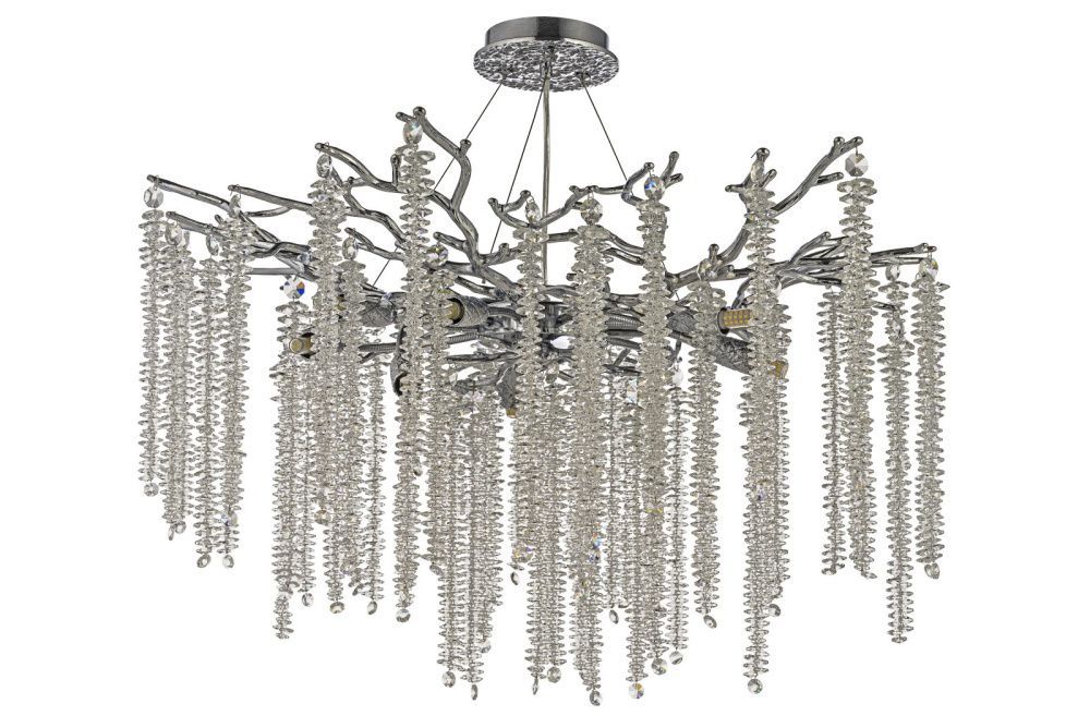 Люстра подвесная *76* см, 10*G9*40W, Dio D`arte Tavenna Nickel Tavenna H 1.5.76.100 N, никель