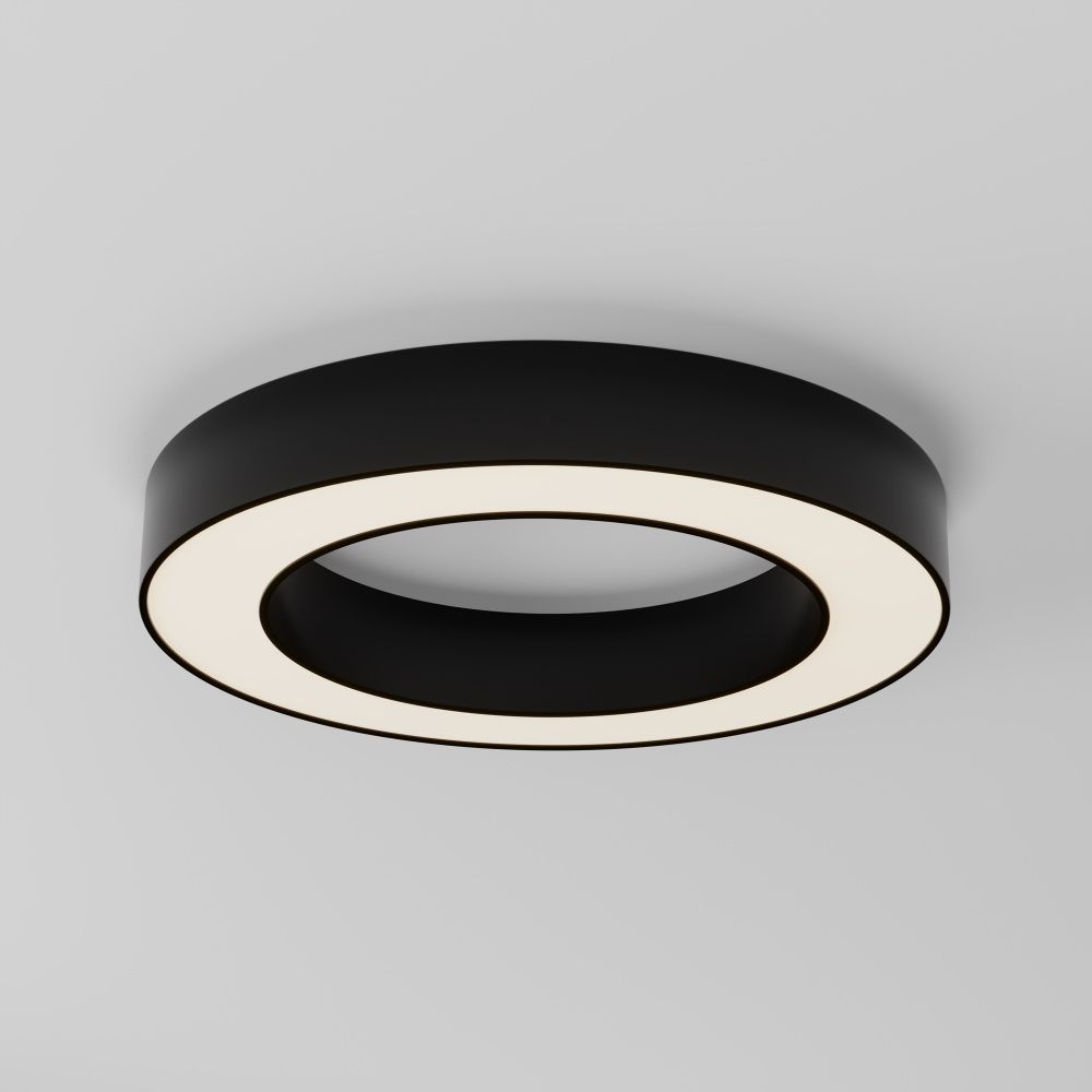 Светильник  C093CL-36W3K-B **-6 см, *LED*36W, 3000K, Maytoni technical Lua C093CL-36W3K-B, Черный