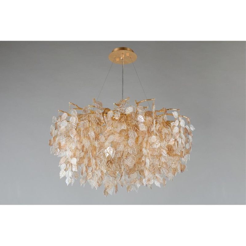 Подвесная люстра 80*80-190 см, 13*G9, 5W, Aployt Rochell APL.850.03.13, золотой