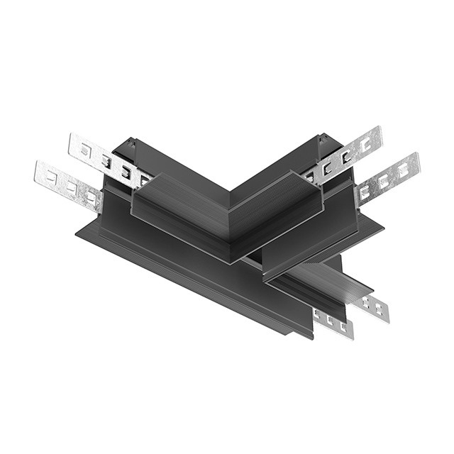 Коннектор Т-образный встраиваемый Maytoni Technical Magnetic track system Exility TRA034CT-42B черный IP 20