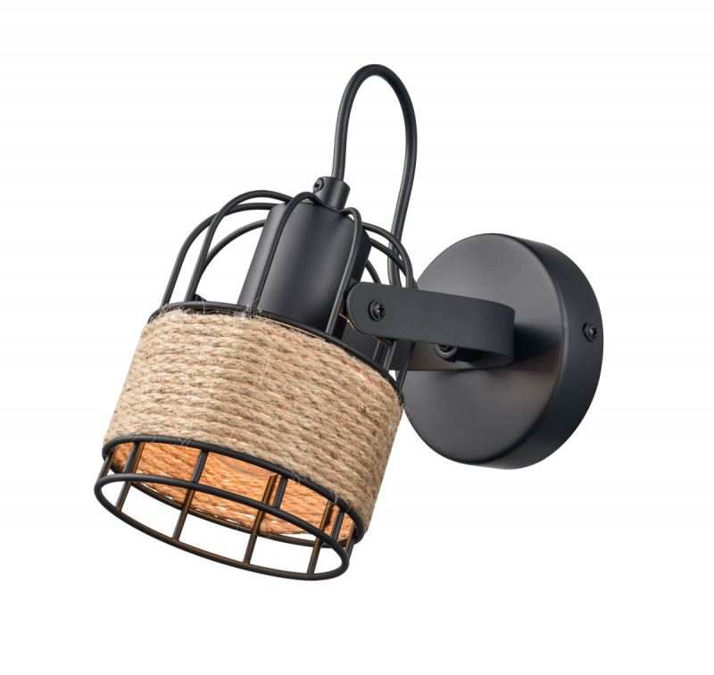 Спот 20*10*15 см, 1*E27 черный Vele Luce Extra VL6472W01