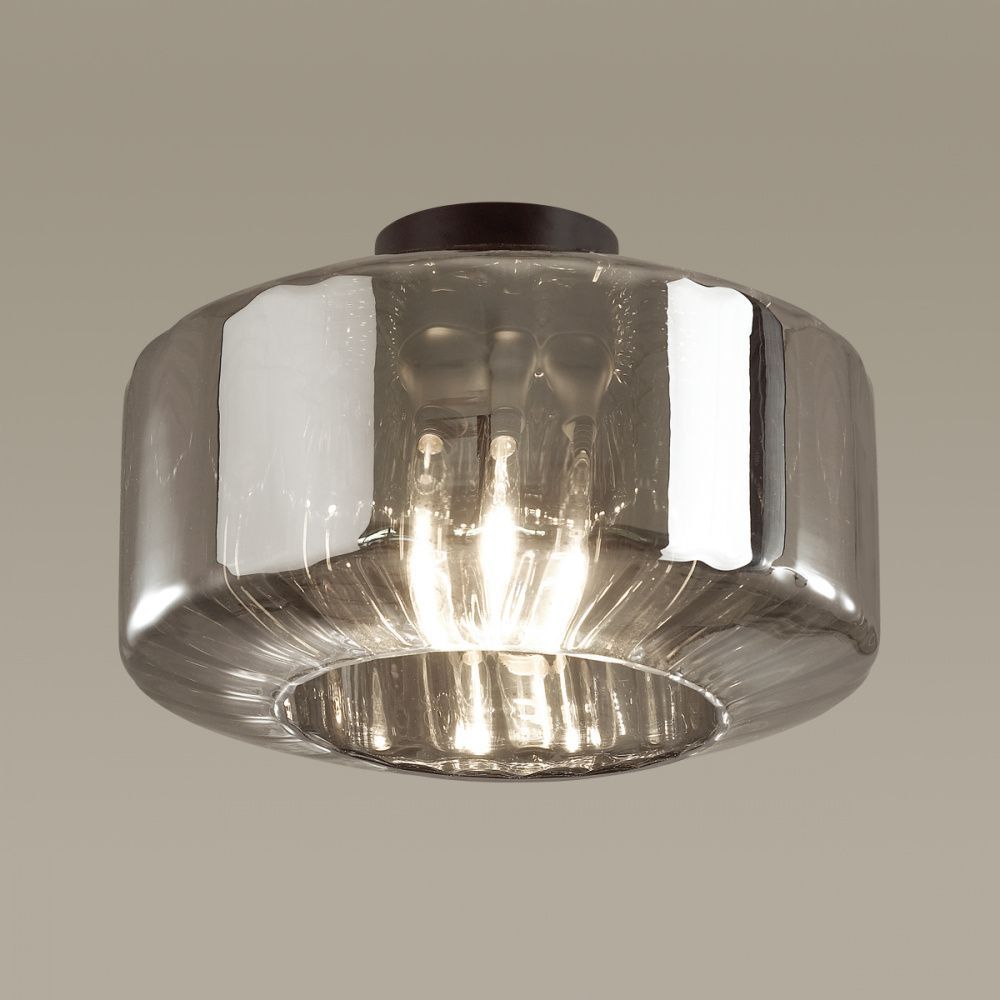 Светильник потолочный Odeon Light Binga 4746/1C, диаметр 30 см, черный