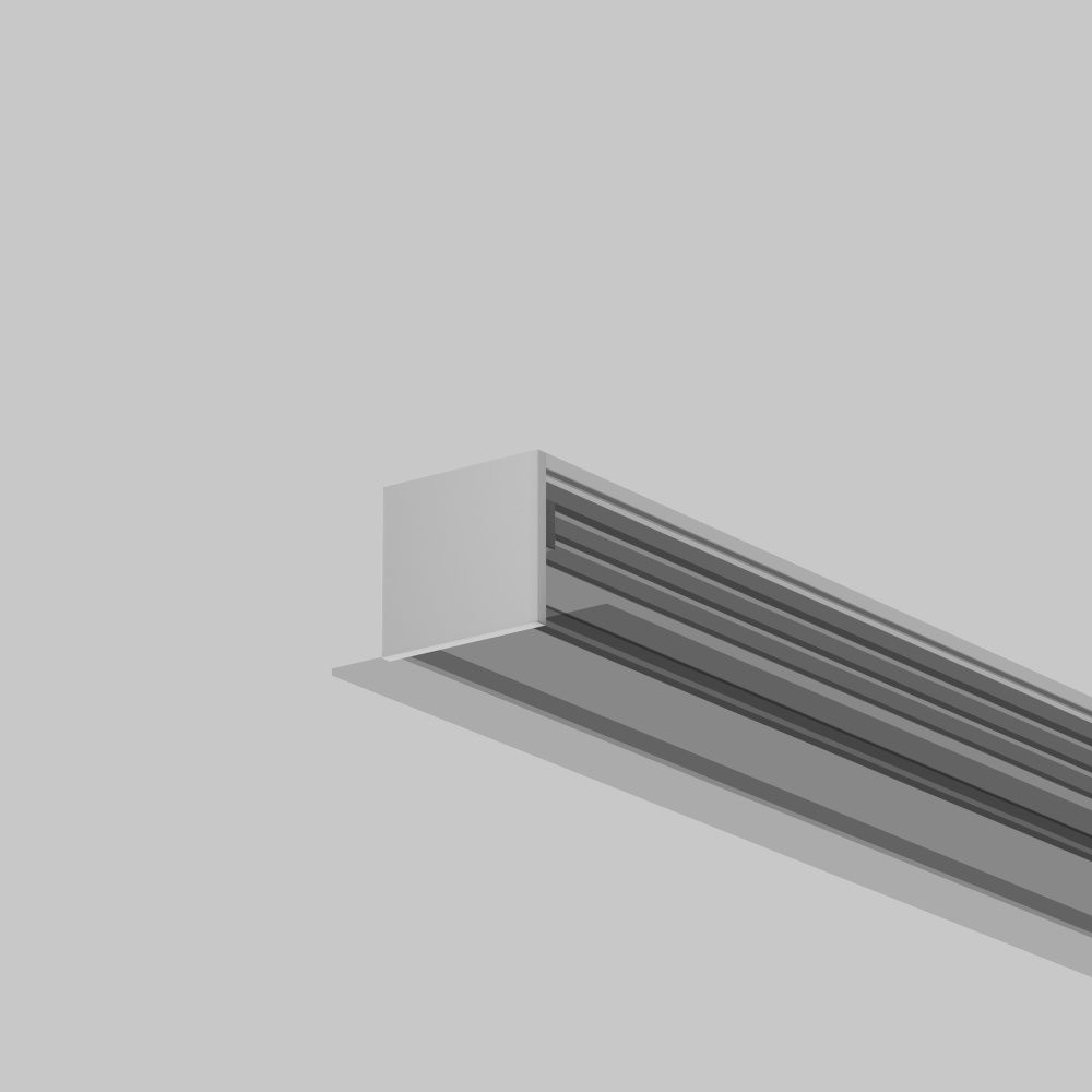 Комплект заглушек (для профиля ALM-4625-S-2M) 2 шт. 642001 Maytoni Led Strip Встраиваемый с накладным фланцем профиль Белый