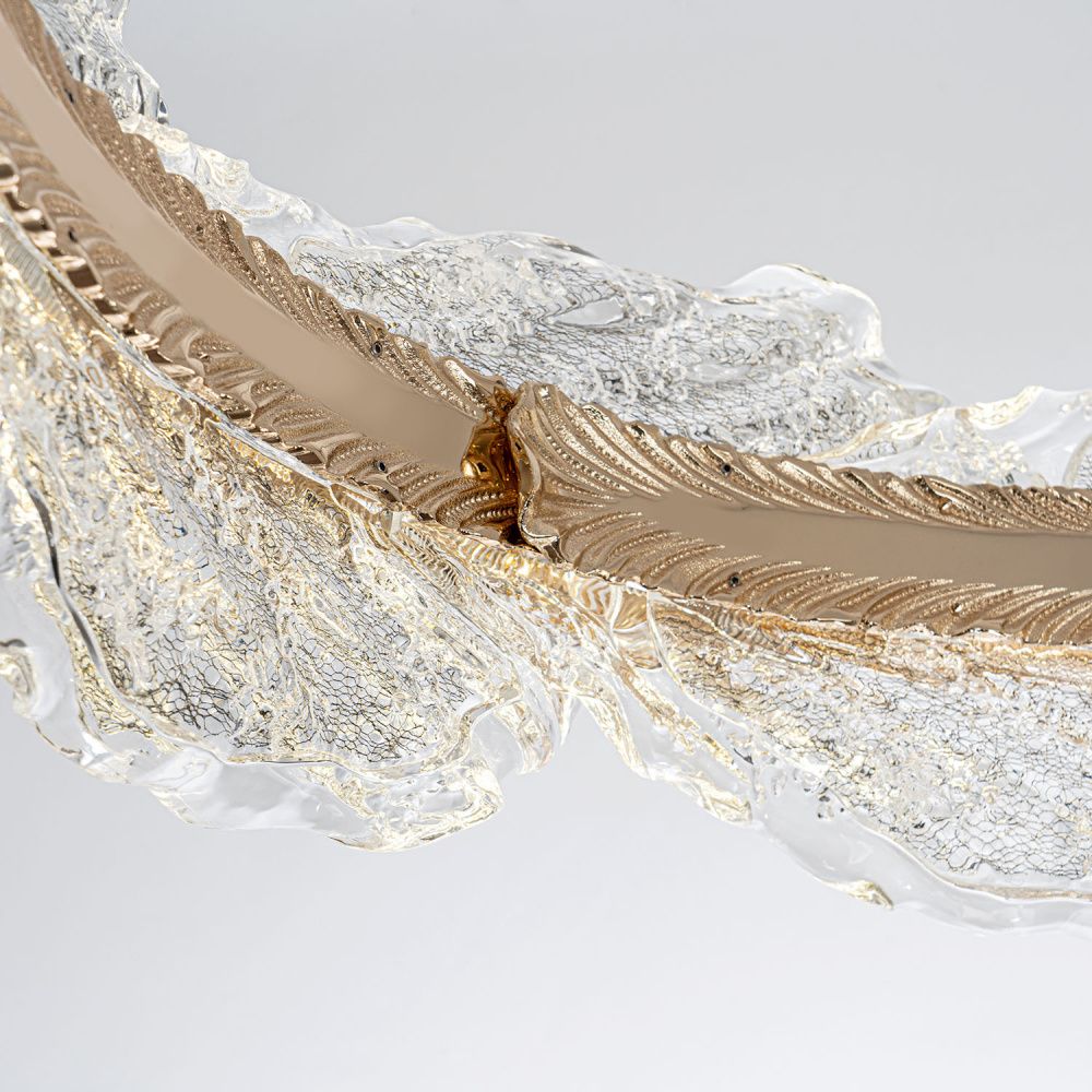 Люстра 60 см, *LED*70W, 4000K, Modelux  ML.8180.600 CP, Шампань