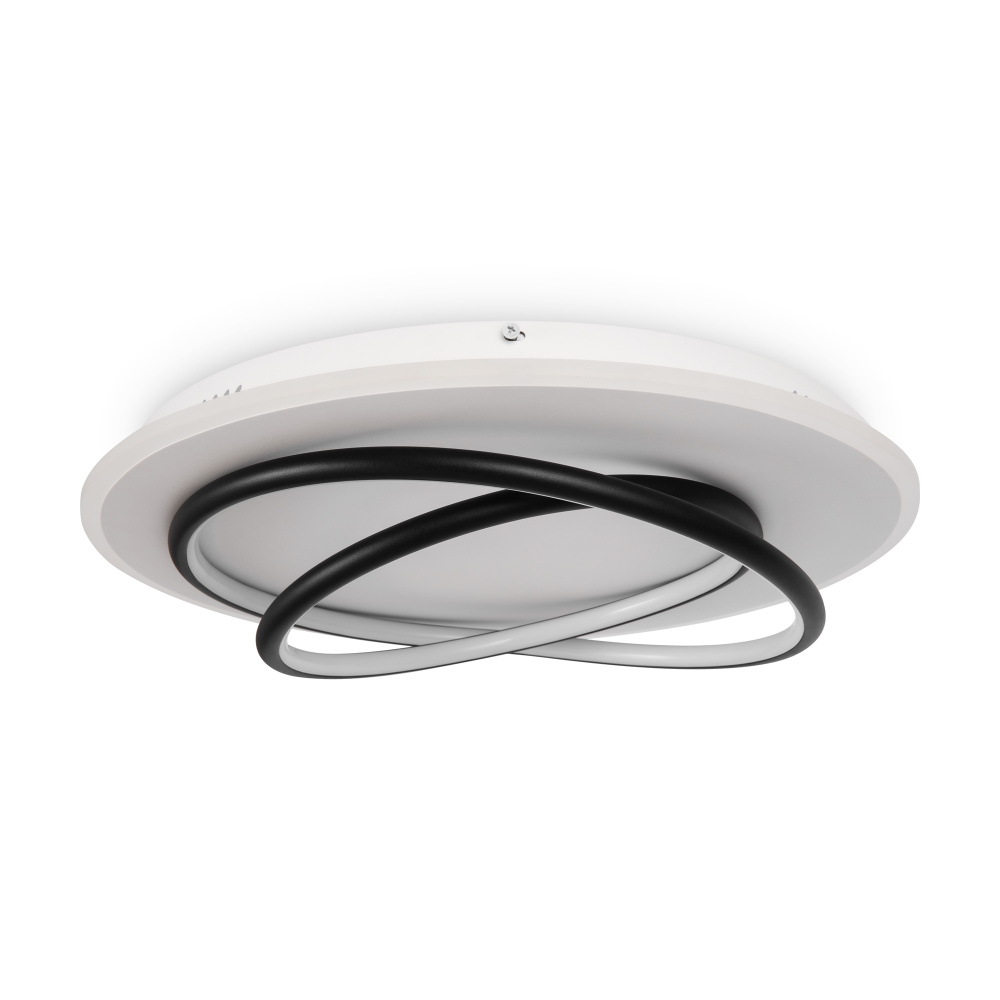 Светильник *48*-10 см, *LED*106W, 3000-7000K, Freya Спираль/Spiral FR6089CL-L120WB, Бело-черный