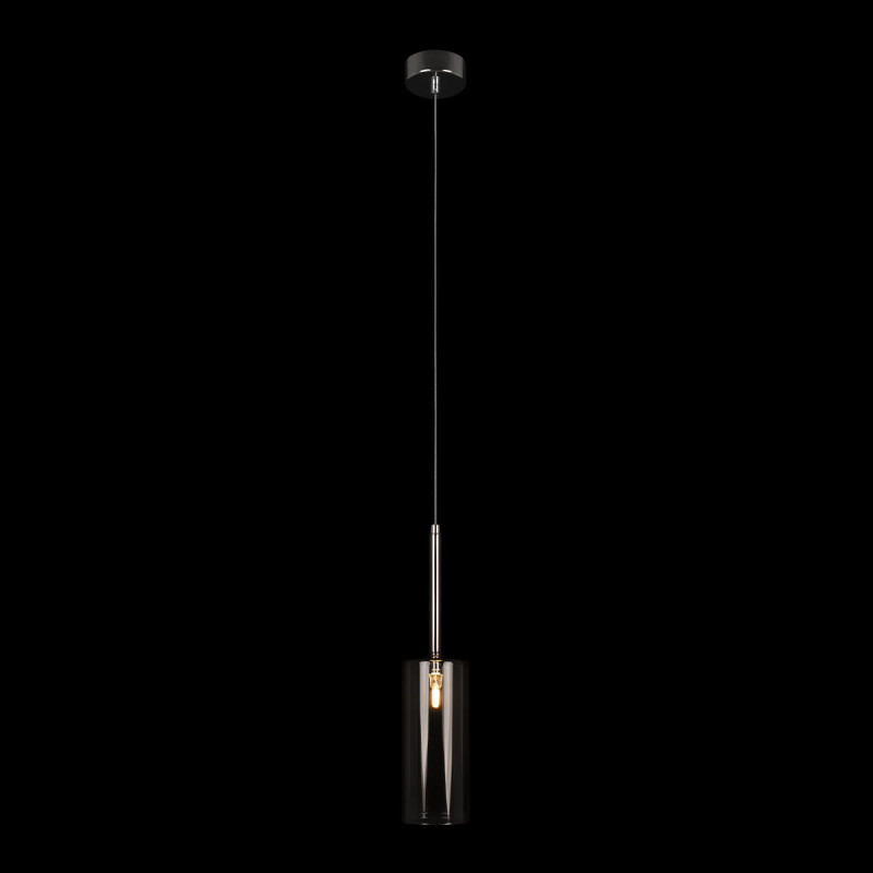 Подвесной светильник 8 см, 1*G4*5W хром Loft It Spillray 10232/B Smoke
