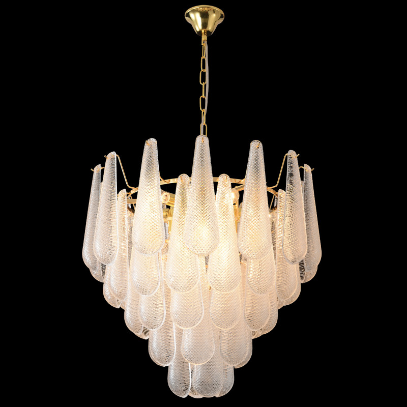 Каскадная люстра 56*155 см, 10*E14, 400W, Crystal Lux FONTAIN SP10 GOLD золотой