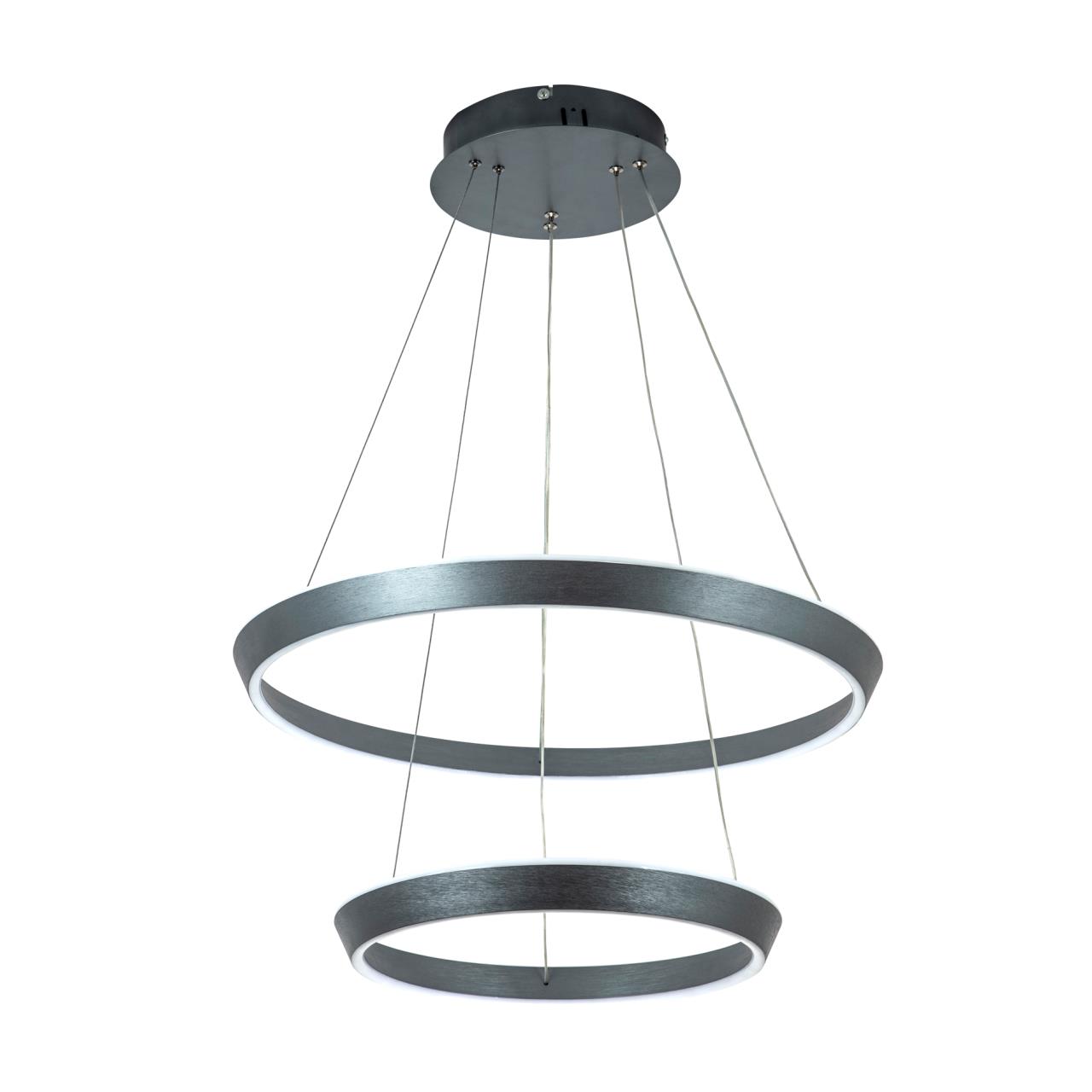 Подвесной светильник 60*60*120 см, LED 114W, 2000 / 6400K, Хром LED4U L8731-600-400