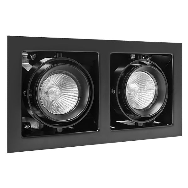 Светильник встраиваемый Lightstar CARDANO 214028 MR16 черный