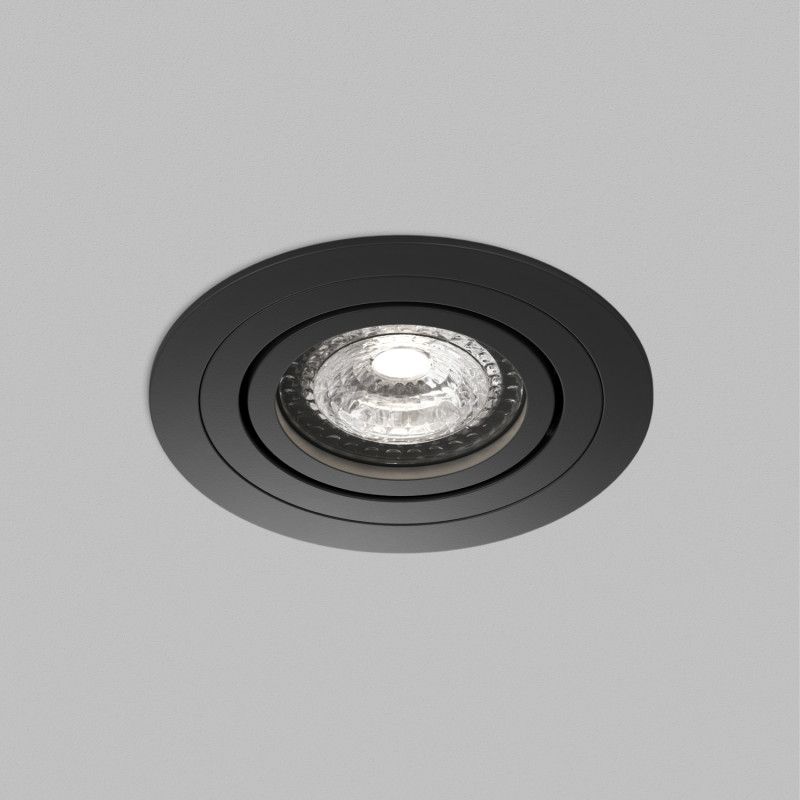 Встраиваемый светильник *9,3*2,4 см, 1*GU5.3*15W, Denkirs Prime DK-DH2020-BK, черный