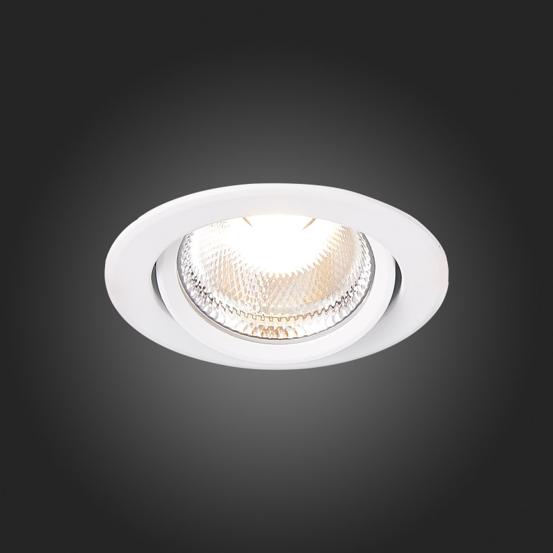 Встраиваемый светильник 11 см, 10W 3000K ST LUCE Встраиваемые светильники ST211.538.10.36 Белый