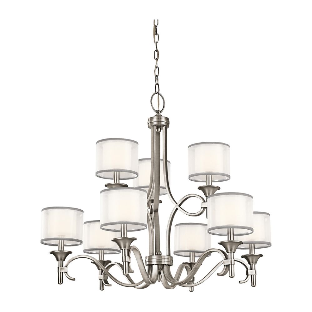 Люстра *87*89-272 см, E14*60W, Natural Concepts Kichler Lacey KL-SPRINGFIELD-M, серый