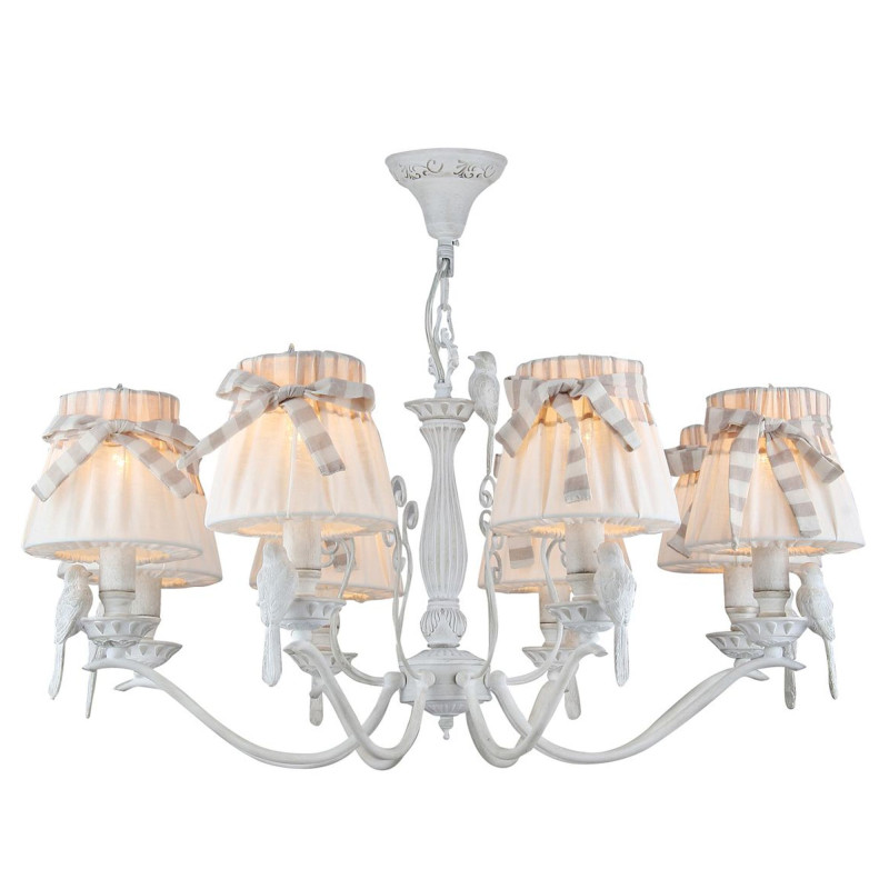 Люстра Maytoni Elegant 62 ARM013-08-W с птичками