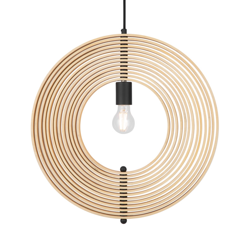 Подвесной светильник  50 см, E27 1 40W, К, Черный Maytoni Roots MOD197PL-01W1