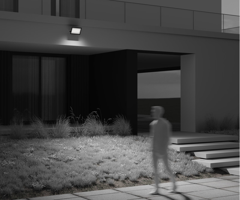 Прожектор 23 см, 150W, 6500K, Maytoni Flood FL001-L150B6K, черный