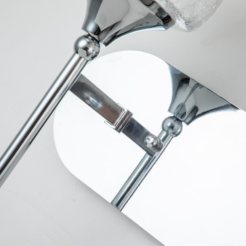 Бра Favourite Impulse 2971-2W, D220*W400*H330, хром, плафоны из стекла с эффектом кракле