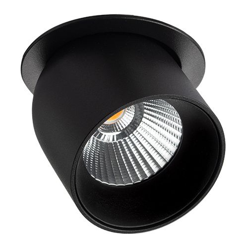 Встраиваемый светодиодный спот Italline DL 3142 black, 8W LED, 3000K, черный