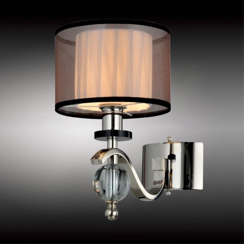 Бра 28*18*30 см, 1*E14, 40W, Aployt FLORET APL.703.01.01, хром