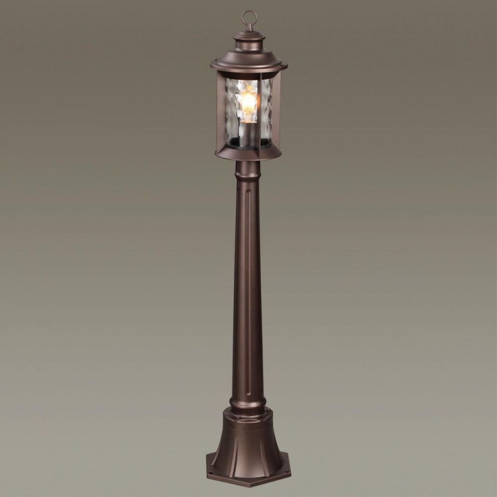 Уличный светильник Odeon Light Mavret 4961/1F Коричневый