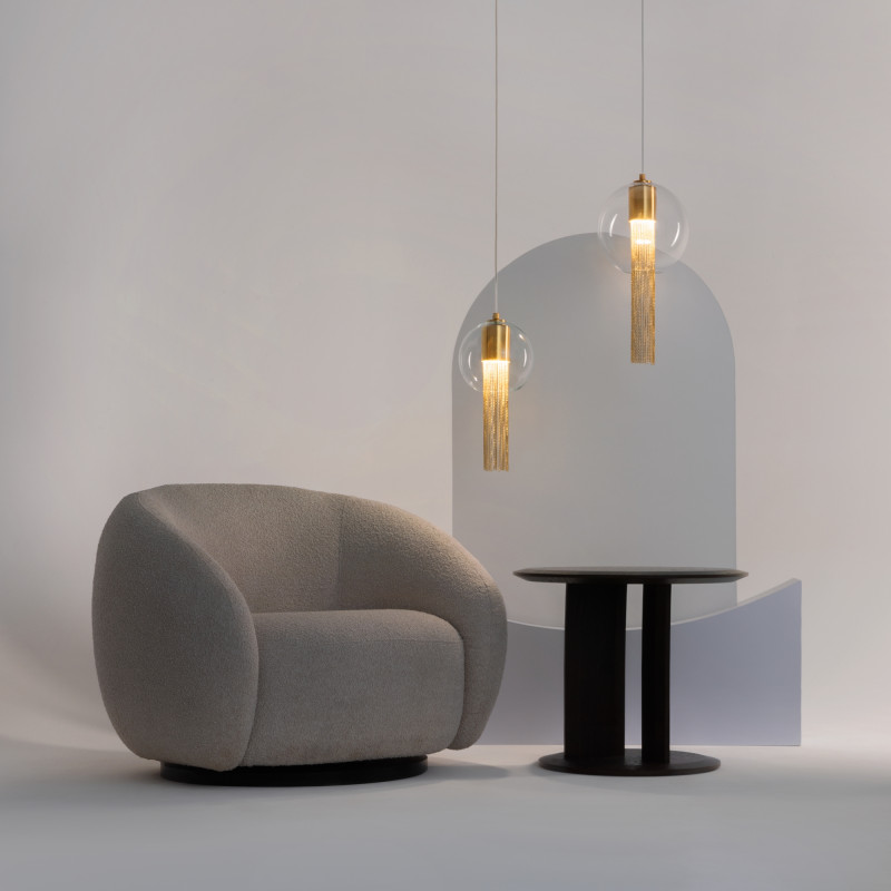 Светильник 25 см, Maytoni Flusso P095PL-01BZ1, бронза