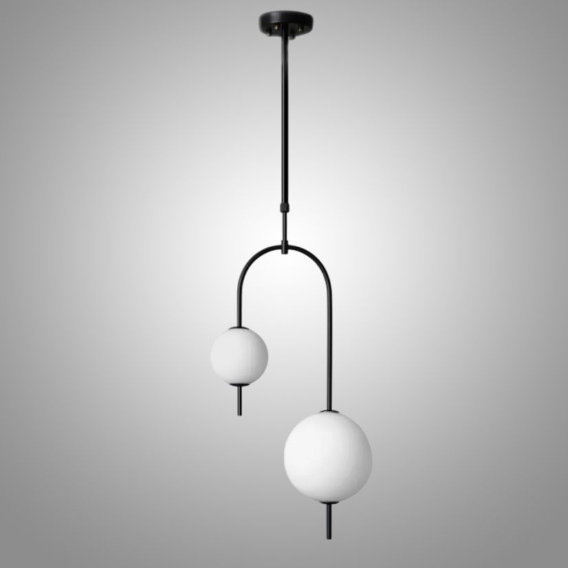 Потолочный светильник TONDER B 58*23*23 см, 2*LED*9W, 4000K, ImperiumLoft TONDER01, Чёрный
