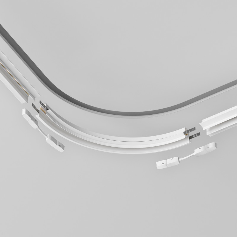 Угол магнитный однофазный Maytoni Exility TRA044-angle-W, черный