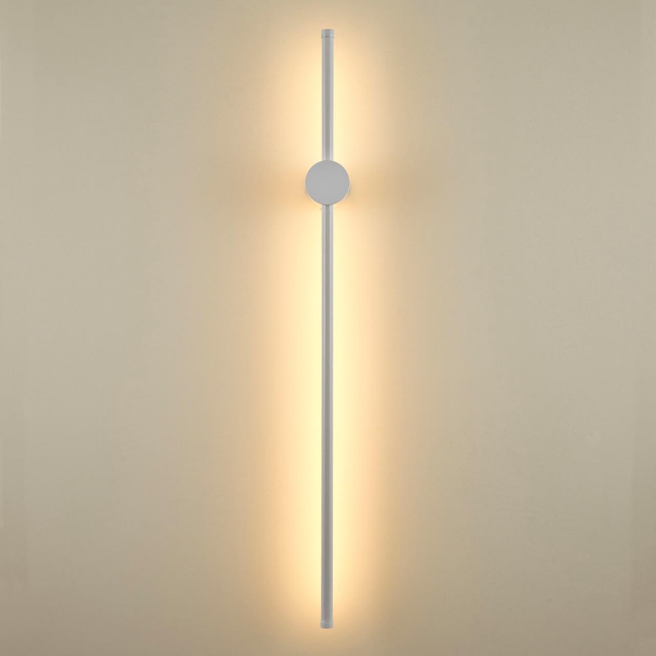 Бра 6*2*80 см, LED 24W, 3000 / 6000K, Белый LED4U L7271-800 WH