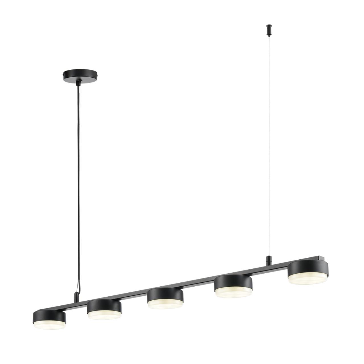 Светильник подвесной 8*80*80 см, 5*GX53 Lumion Torina 8117/5 черный