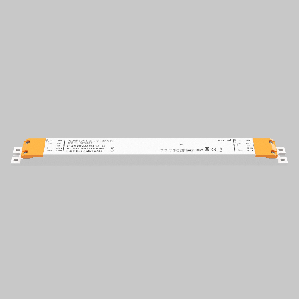 Источник напряжения 24V PSL018-60W-DALI-DT8-IP20 Maytoni Lighting control  725011