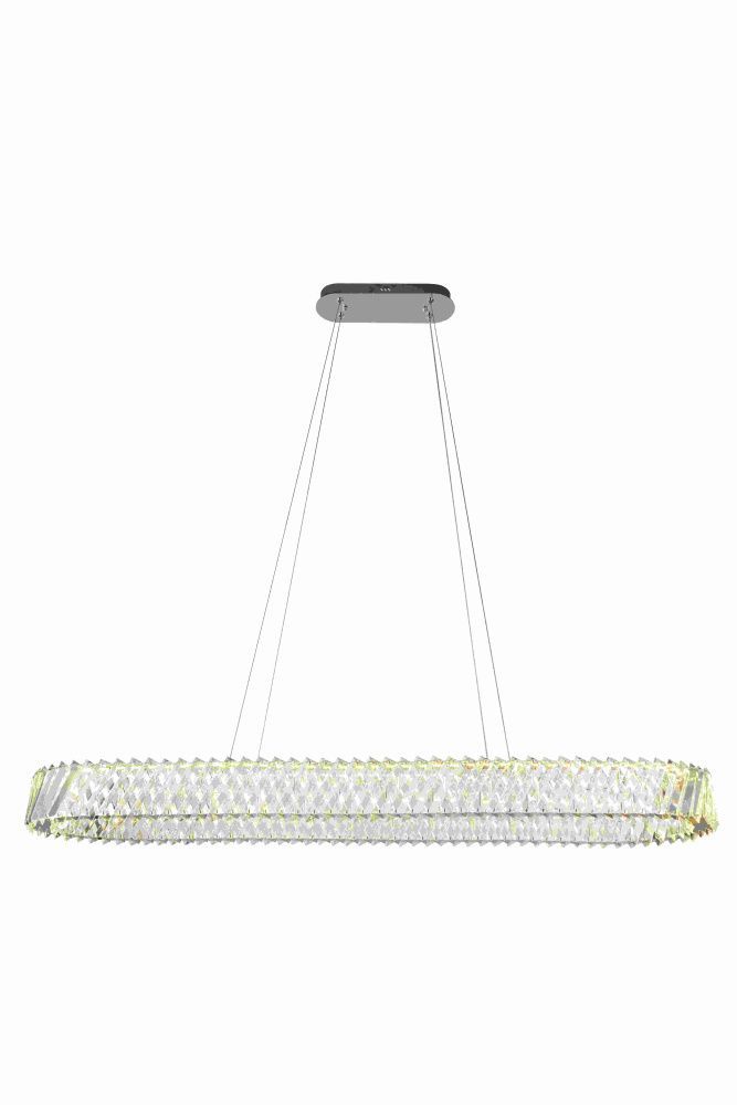 Люстра L1200 x W400 мм, LED 60W NewRgy BRASS(Латунь) 107PLSK/L1200+400BG BRASS