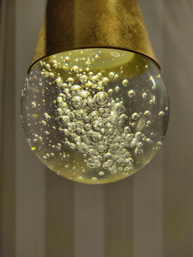 Подвесной светодиодный светильник Odeon Light Gota 4278/1, золотое фольгирование