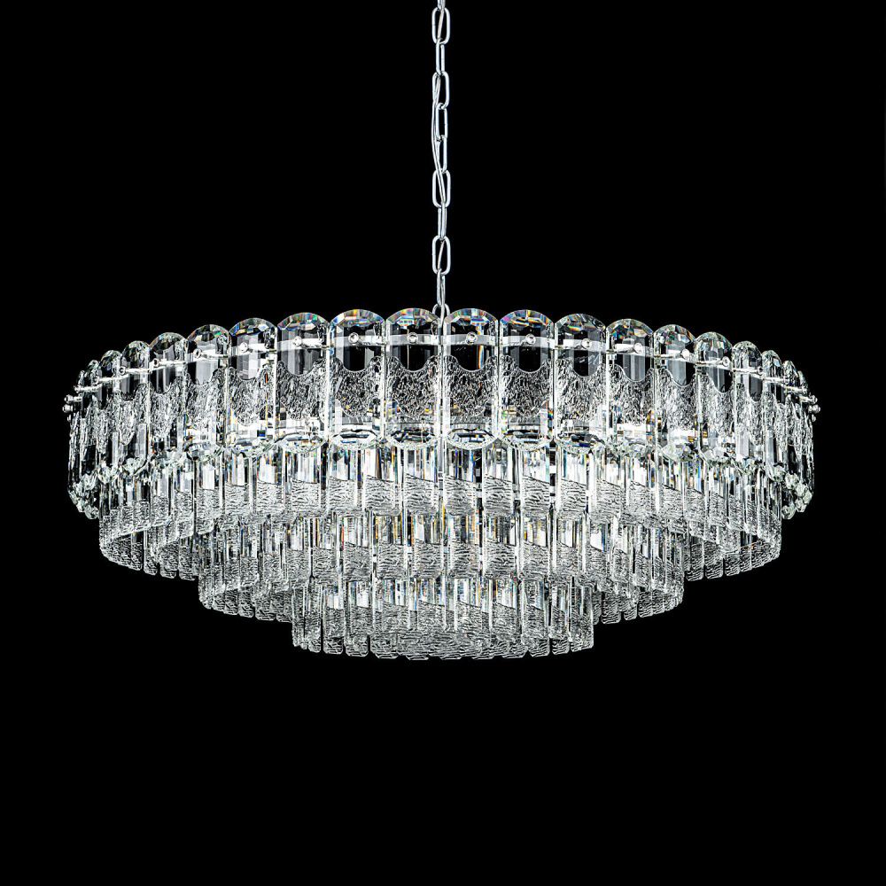 Люстра 80 см, 15*Е14*40W, Modelux  ML.7092.800 CR, Хром