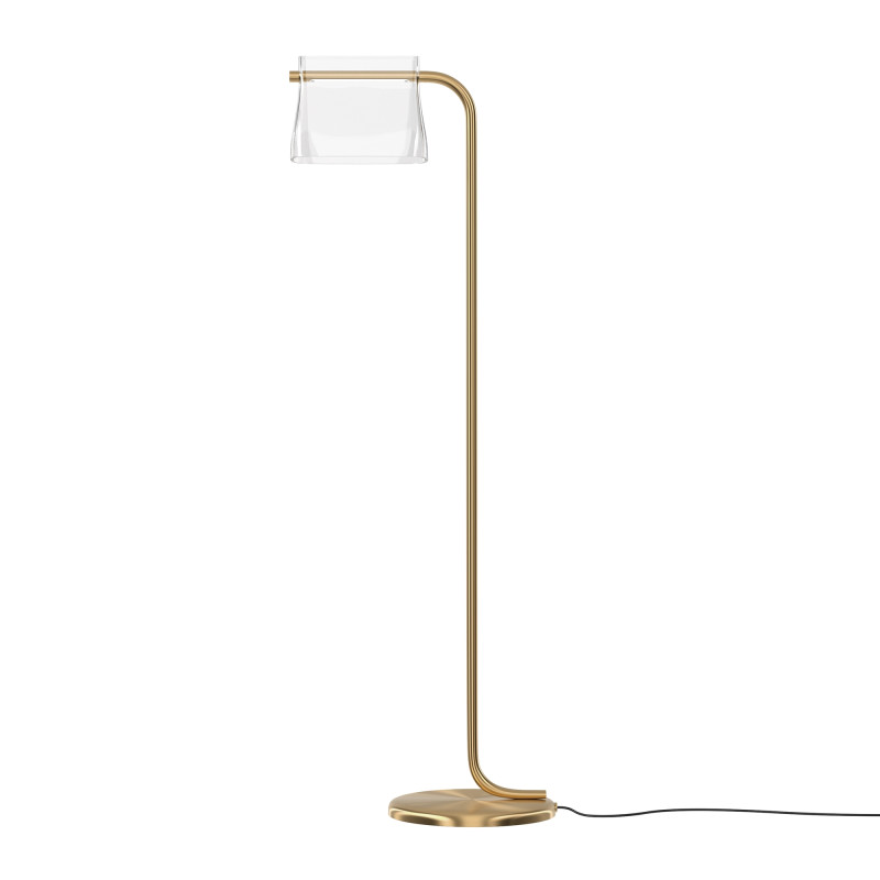 Торшер 127 см, 8W, 3000K, Maytoni Cabaret MOD170FL-L8BS3K, латунь