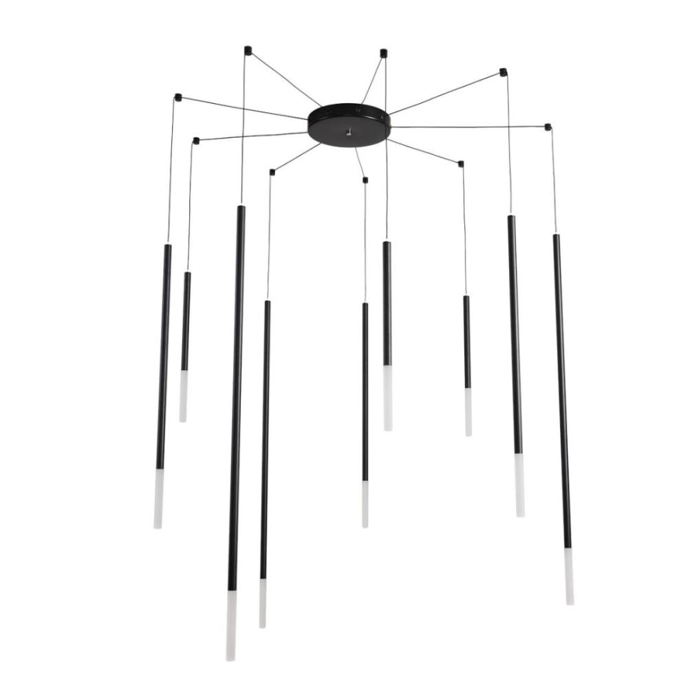 Подвесная люстра  405 см, 27W, 3000K, Lumion Ledio Stick 8400/27L, черный