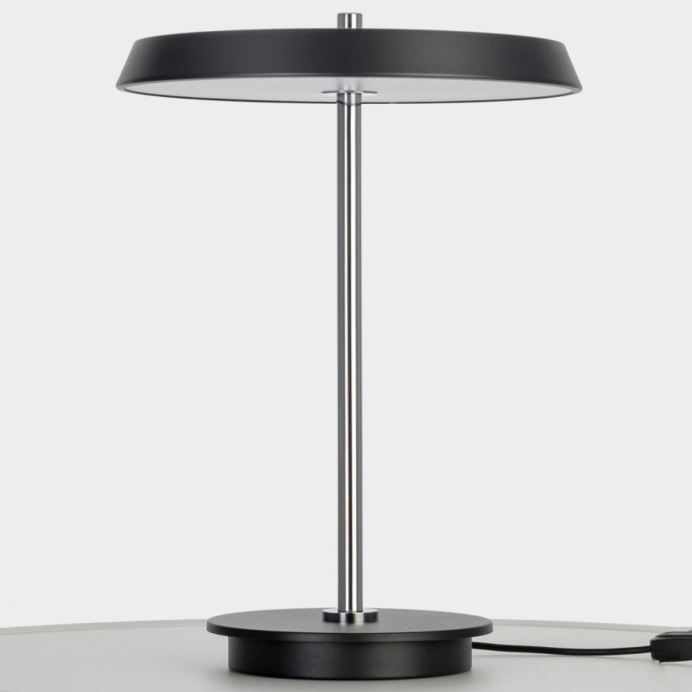 Настольная лампа с диммером LED Чёрная Citilux LINA CL812011