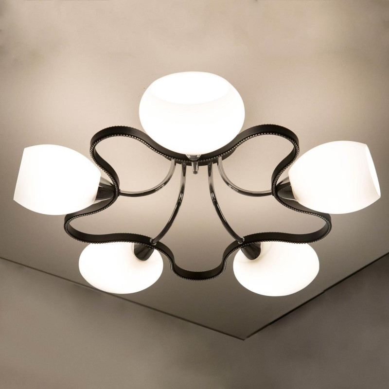 Люстра Citilux CL131152 диаметр 59см  венге/хром