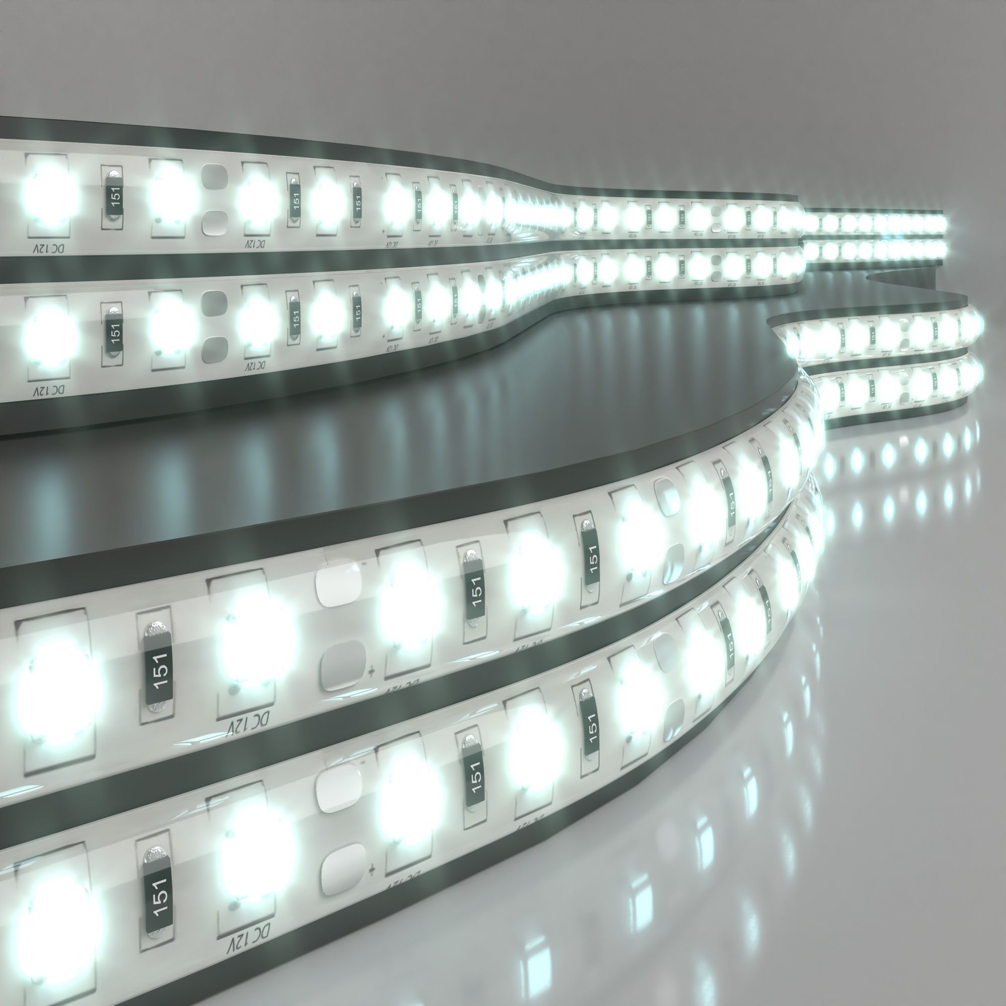 Светодиодная лента Лента светодиодная 12V 14,4W 60Led 5050 IP65 холодный белый, 5м Elektrostandard