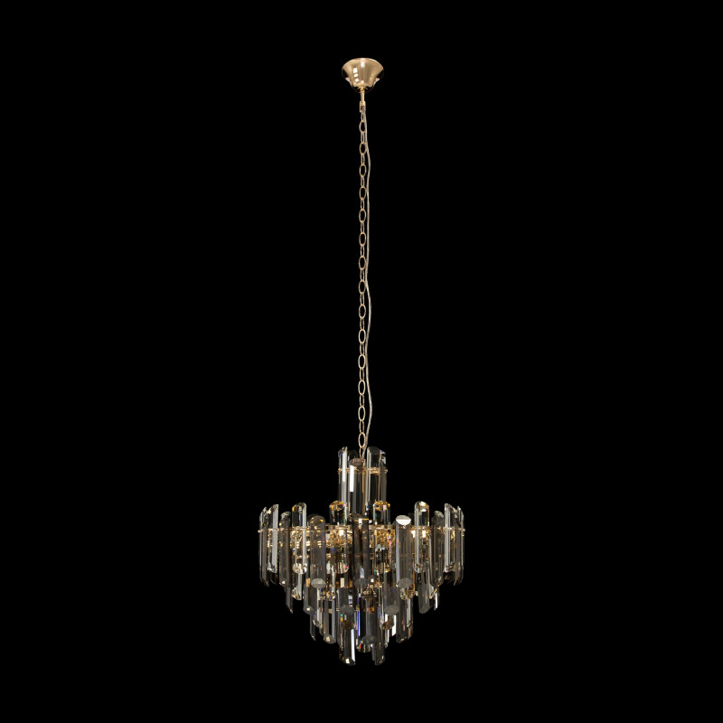 Подвесной светильник Maytoni Diamant Crystal Flare DIA200PL-06G, диаметр 49 см, золото